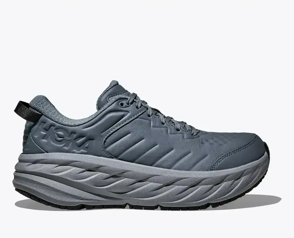 HOKA Bondi SR Faded Navy Carbon Black - Men's Running Shoes & Trainers - front view