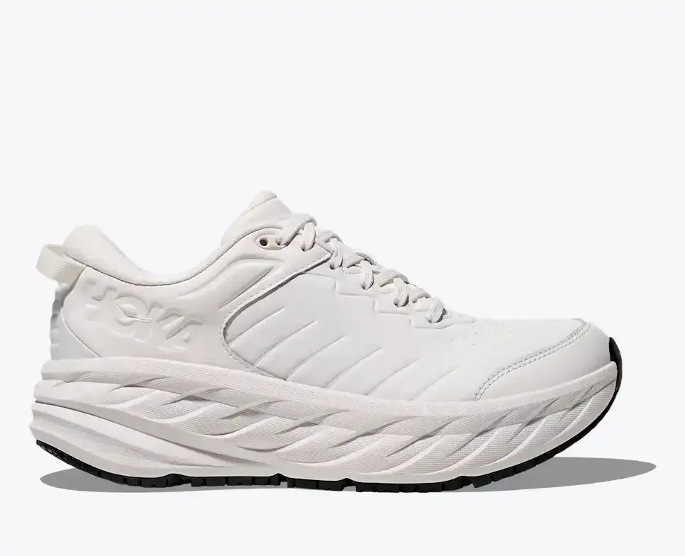 HOKA Bondi SR Frost - Men's Running Shoes & Trainers - front view