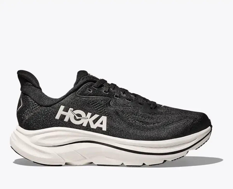HOKA Clifton 10 Black White - Clifton 10 - front view