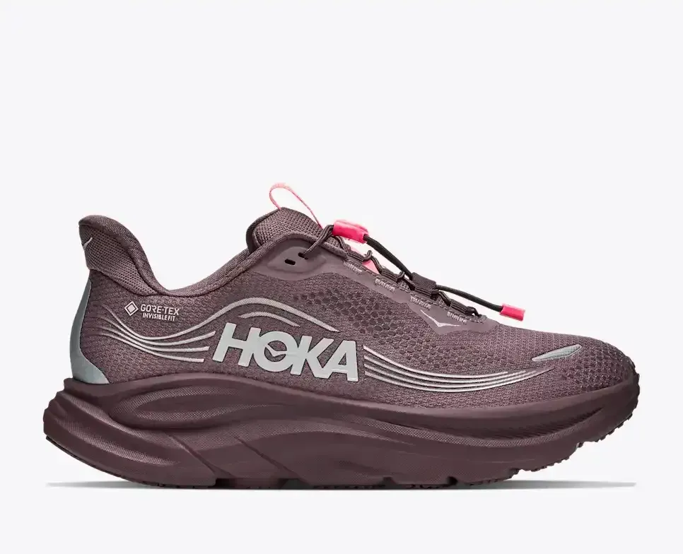 HOKA Clifton 11 GORE-TEX Honeycomb Alabaster (Women’s) - Road Running Shoes - front view