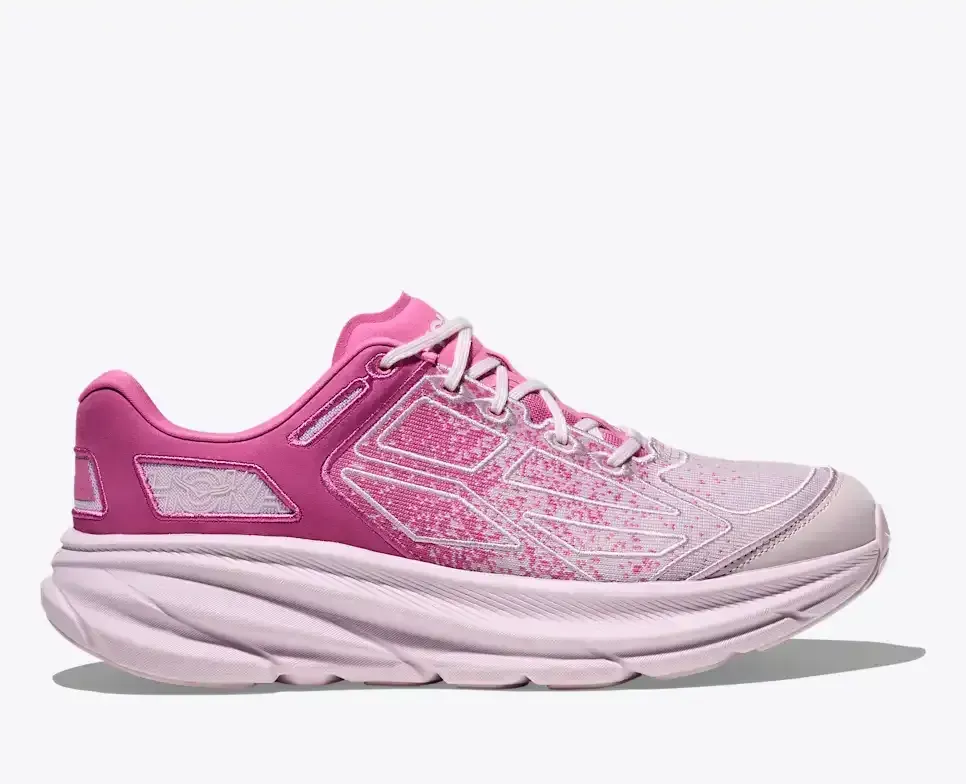 HOKA Clifton One9 Aerino Crabapple Lilac Cream - Men's Running Shoes & Trainers - front view