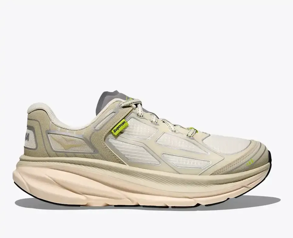 HOKA Clifton One9 Supervsn Ice Grey - Men's Running Shoes & Trainers - front view