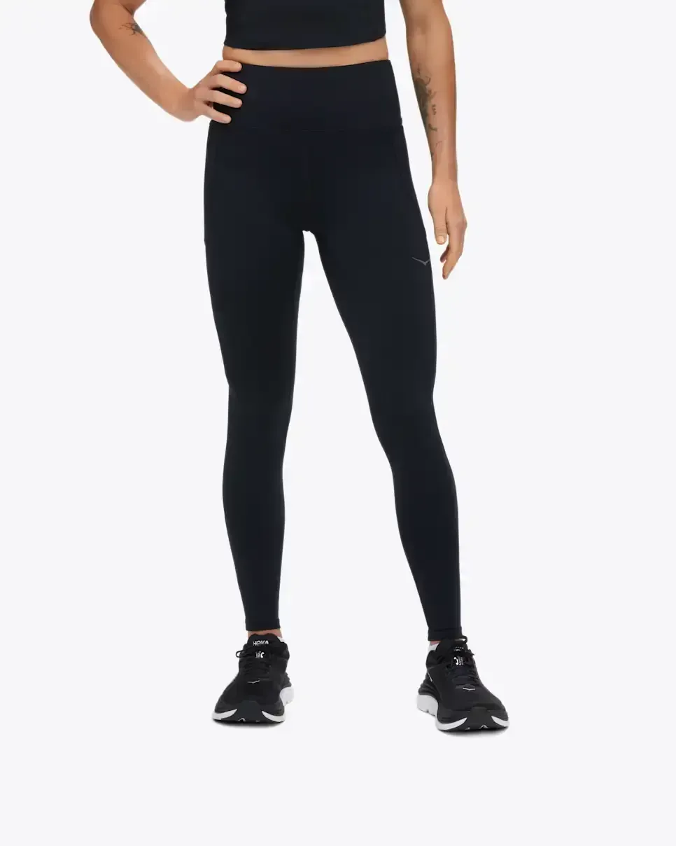 HOKA Elaro Knit Tight 27″ Black - HOKA Lifestyle Shoes - front view