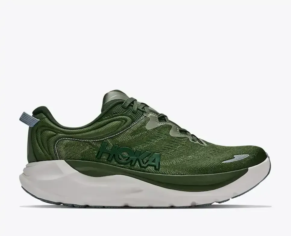 HOKA Gaviota 6 Baby Kale Nettle Leaf - Men's Road Running Shoes & Trainers - front view