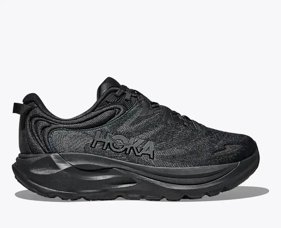 HOKA Gaviota 6 Black (Women’s) - Road Running Shoes - front view
