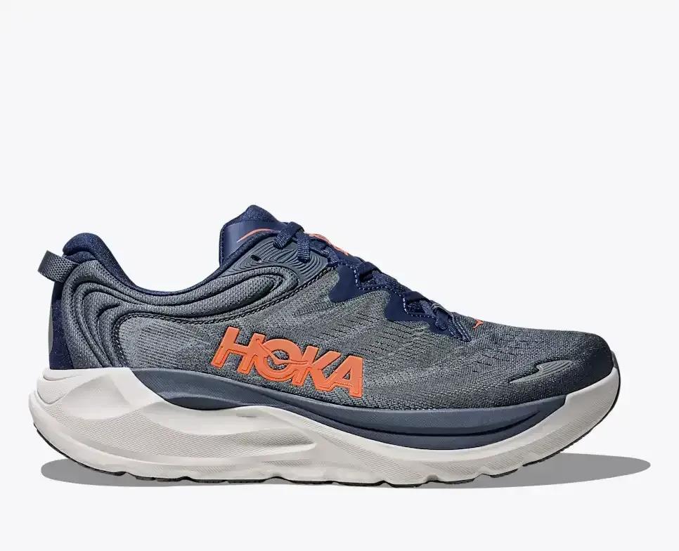 HOKA Gaviota 6 Midnight Blue Faded Navy - Men's Road Running Shoes & Trainers - front view