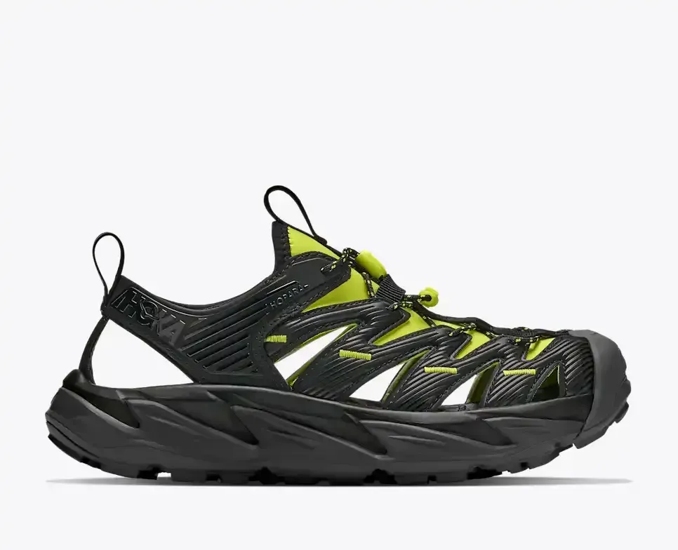 HOKA Hopara Black Citrus - Hiking Boots & Shoes - front view