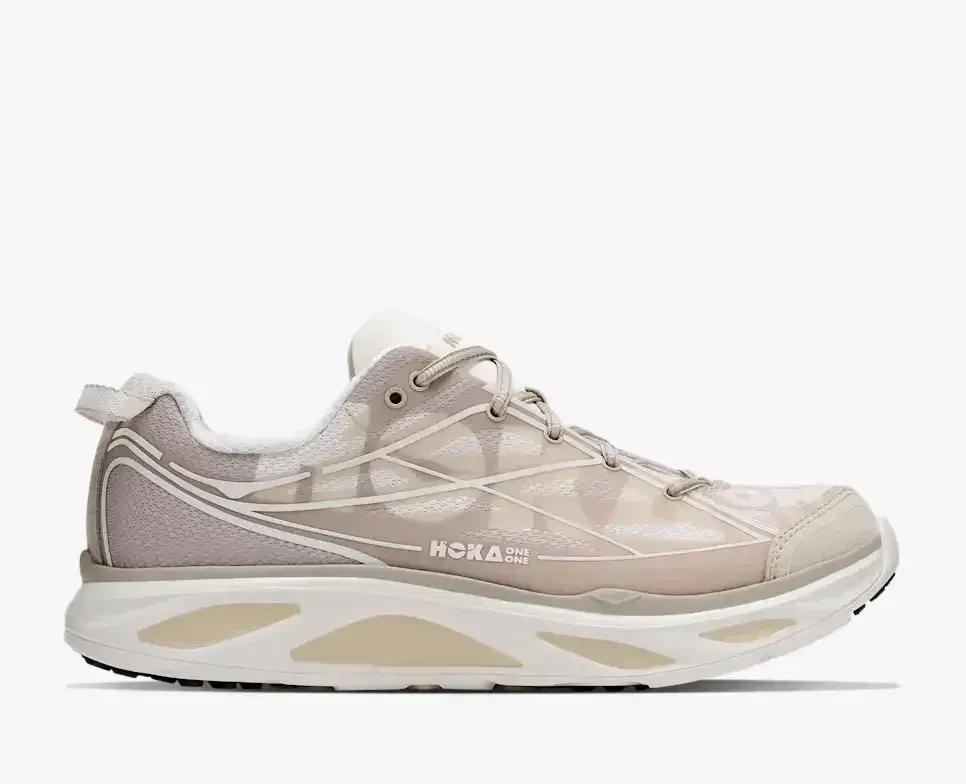 HOKA Huaka Pro Cream Archival Taupe - Men's Running Shoes & Trainers - front view