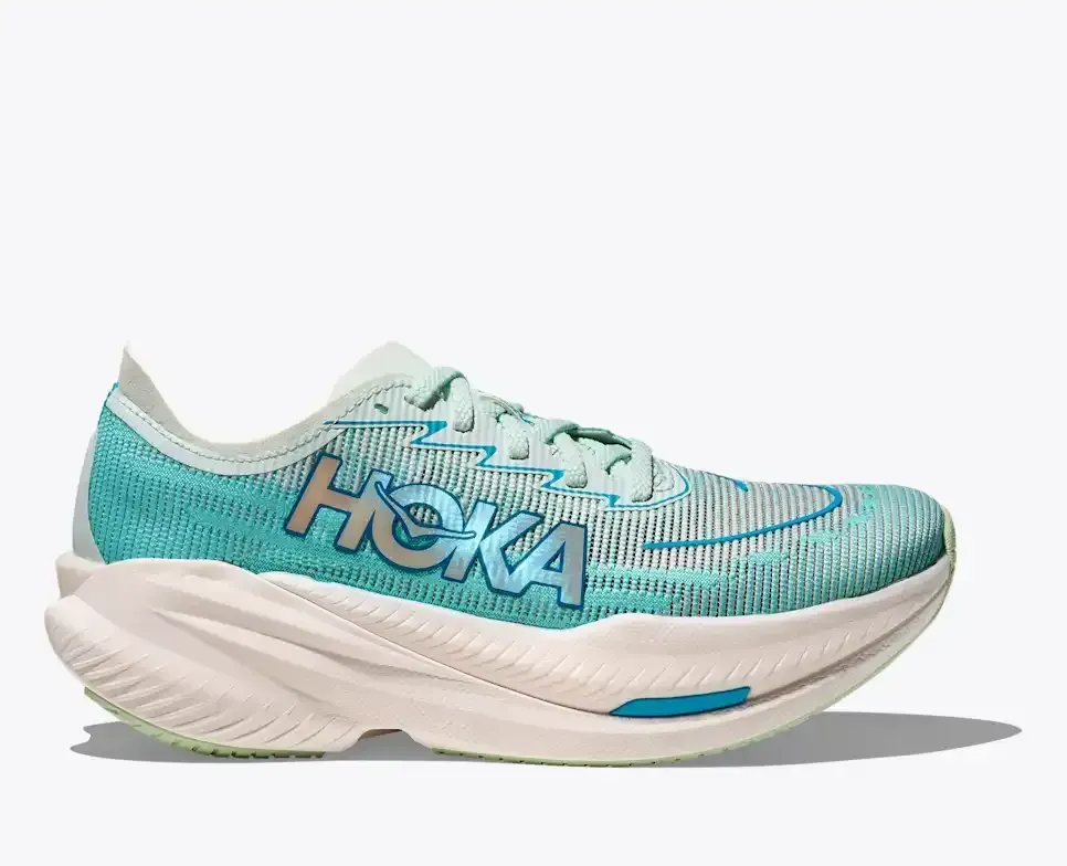HOKA Mach X 2 Snow Melt Blue Spark (Women’s) - Women's Running Shoes - front view