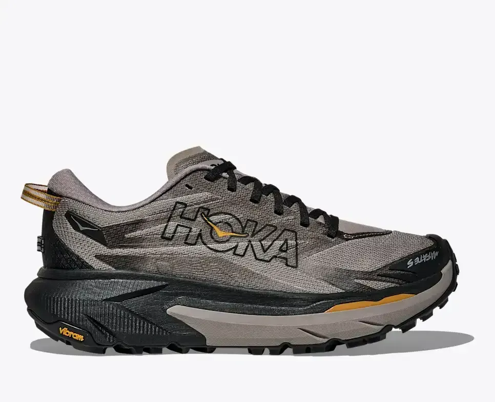 HOKA Mafate 5 Skyward Cement Black - Men's Running Shoes & Trainers - front view