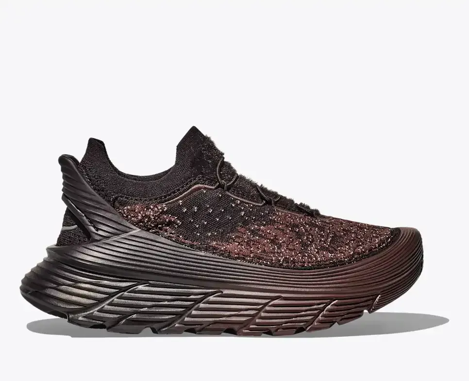 HOKA Restore Chukka Paria Farzaneh Chocolate - Men's Running Shoes & Trainers - front view