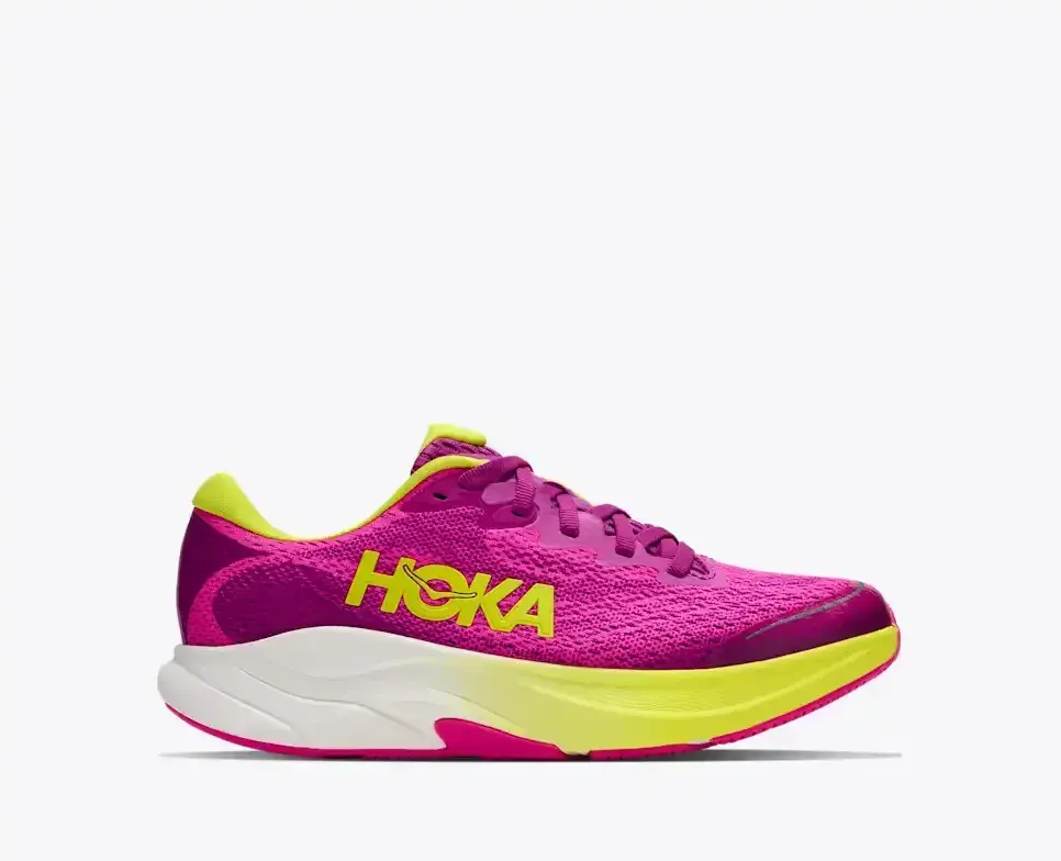 HOKA Rincon 4 Fuchsia (GS) - Big Kids - front view