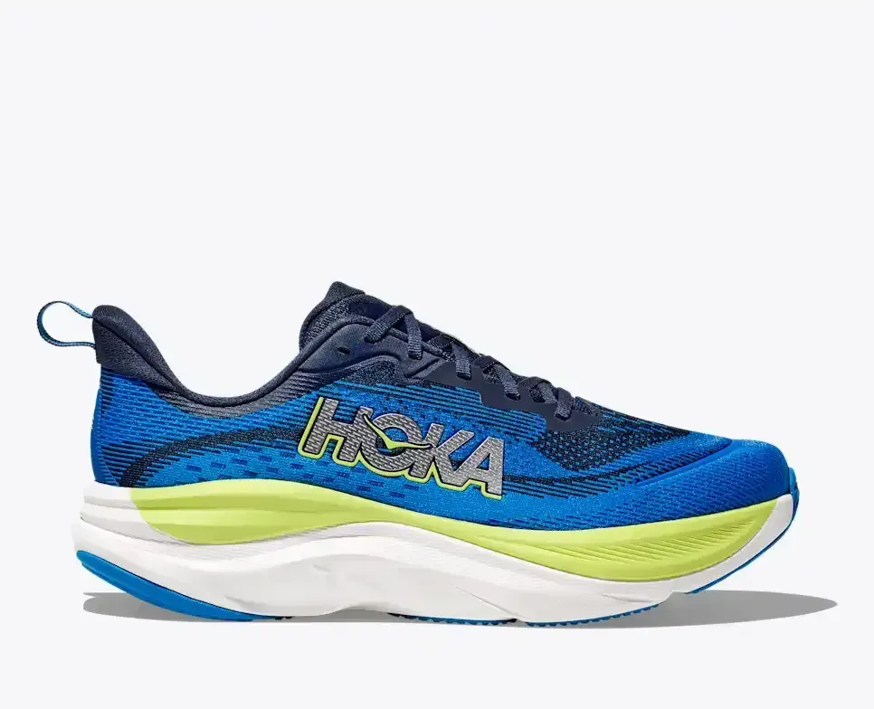 HOKA Skyflow Varsity Navy Electric Cobalt - Men's Running Shoes & Trainers - front view