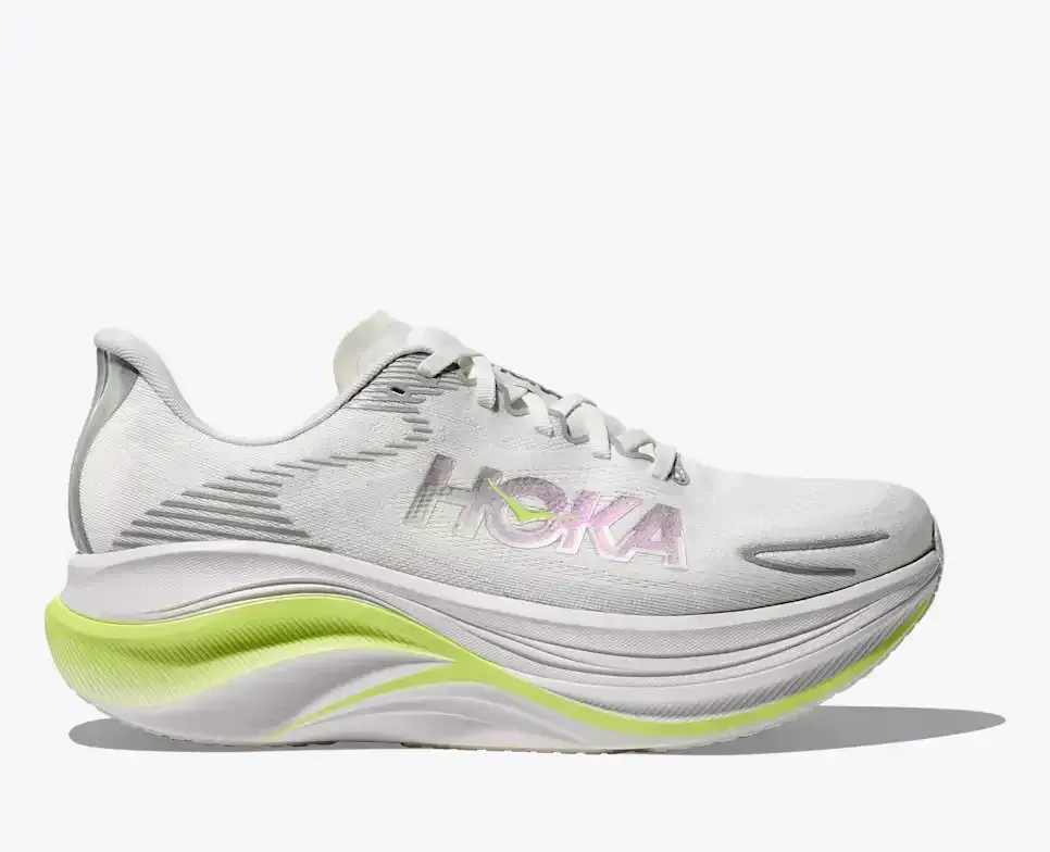 HOKA Skyward X 2 White Neon Yuzu - Men's Road Running Shoes & Trainers - front view