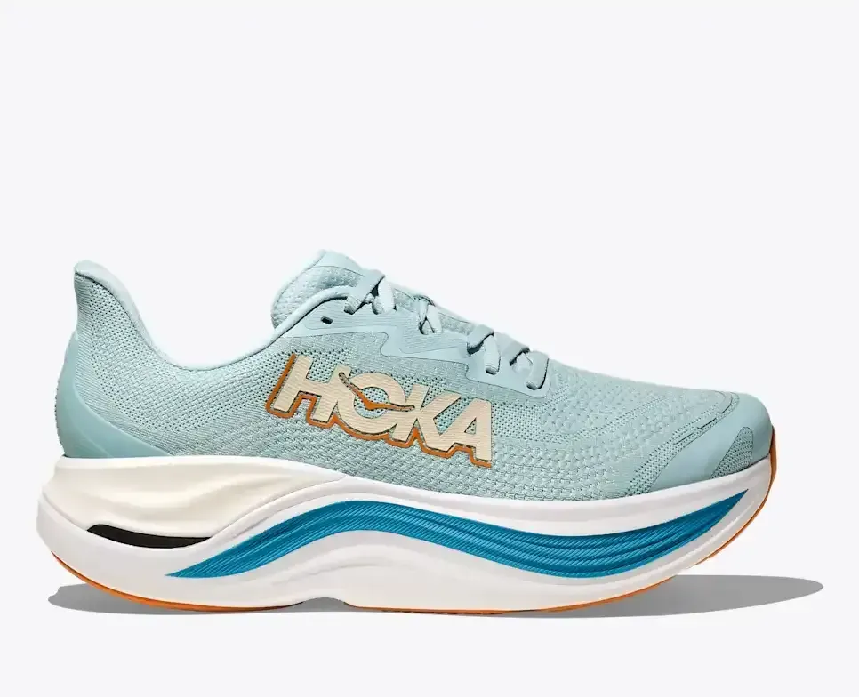 HOKA Skyward X Clear Sea Alpine Blue - Men's Road Running Shoes & Trainers - front view
