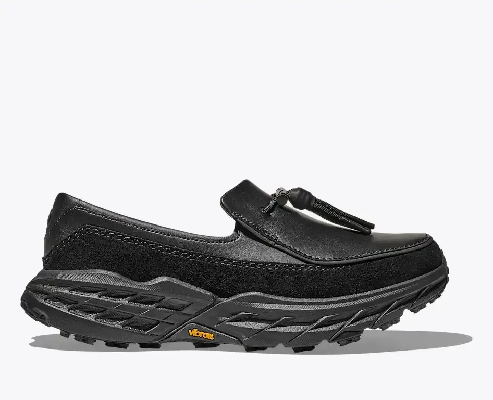 HOKA Speed Loafer Black - Men's Running Shoes & Trainers - front view