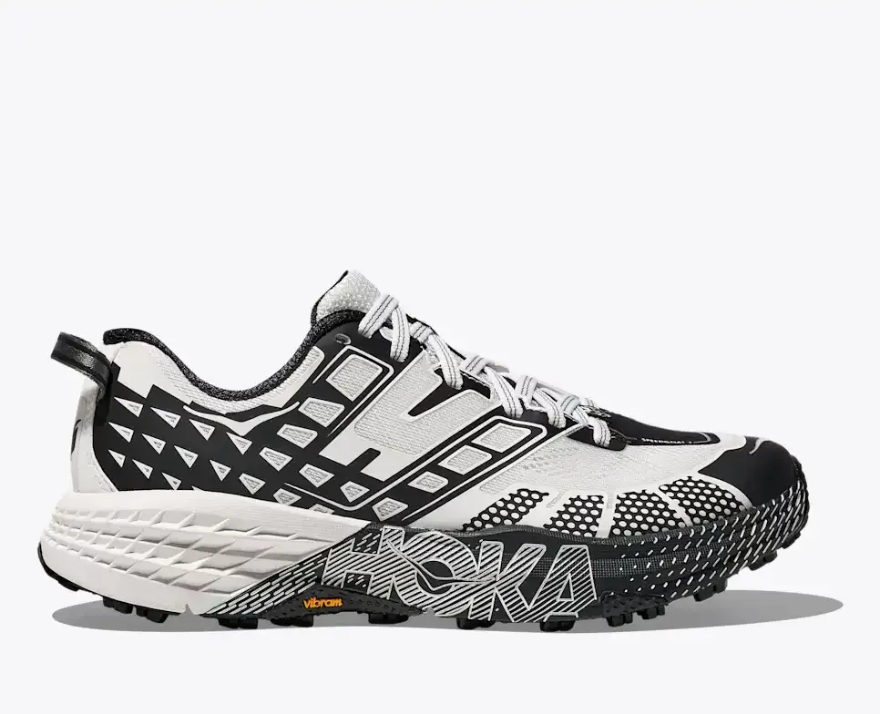 HOKA Speedgoat 2 Black Frost - Men's Running Shoes & Trainers - front view