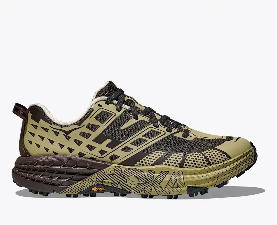 HOKA Speedgoat 2 Cast Iron Oatgrass - Men's Running Shoes & Trainers - front view