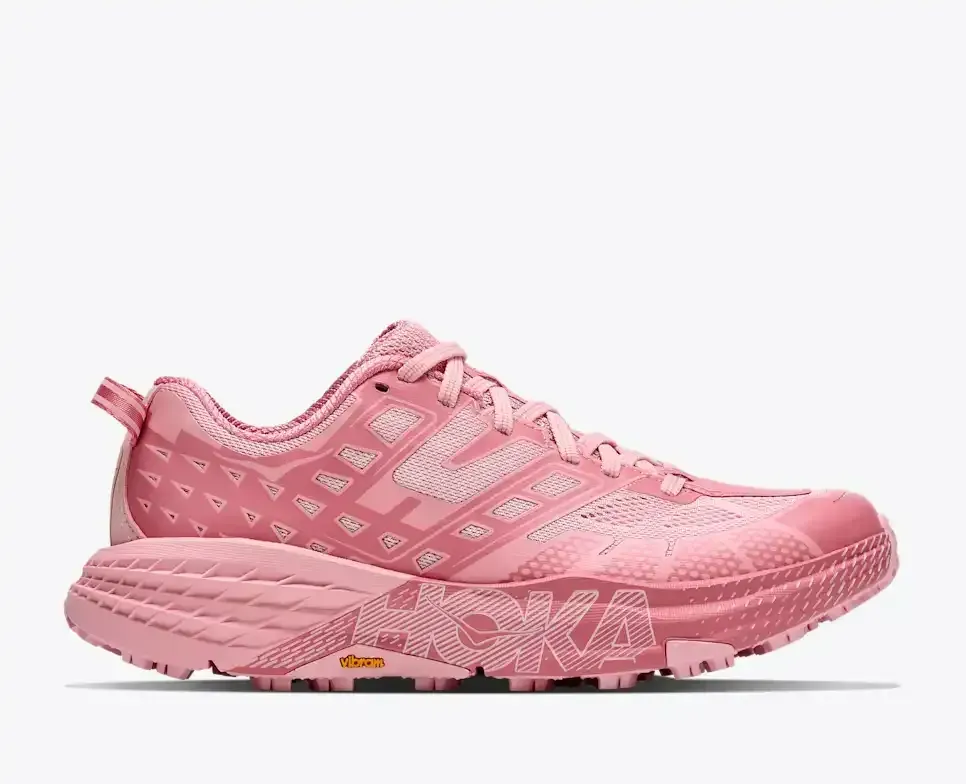 HOKA Speedgoat 2 Dewy Pink/Rose Garden Pink - Men's Running Shoes & Trainers - front view