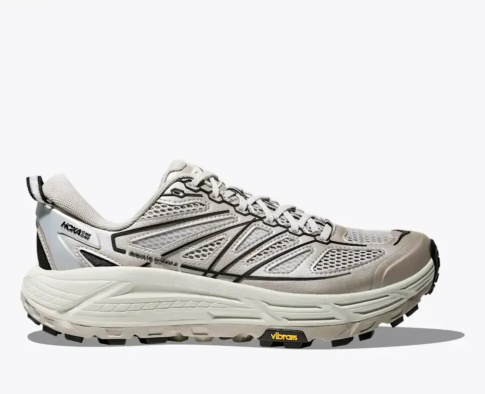 HOKA Stealth/Tech Mafate Speed 2 Putty Black - Men's Running Shoes & Trainers - front view