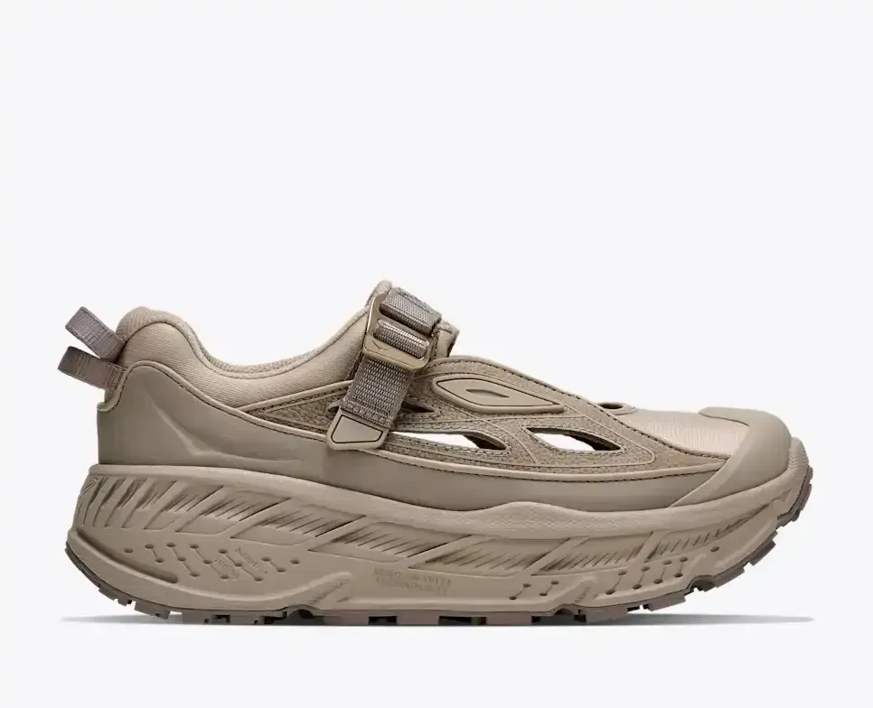 HOKA Stinson Breeze Archival Taupe - Men's Running Shoes & Trainers - front view