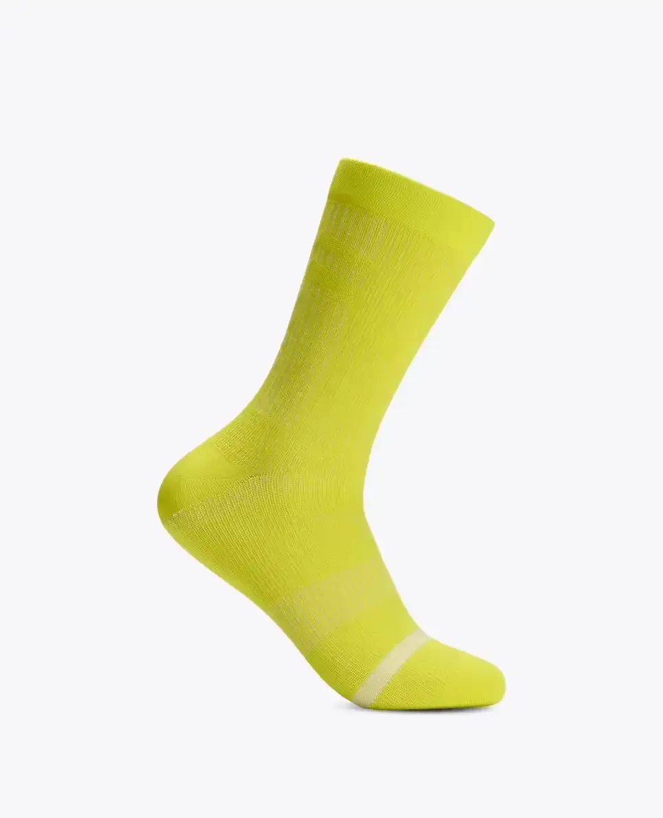 HOKA Trail Run Crew Sock Hoka Citrus - Men's Athletes Kit - front view