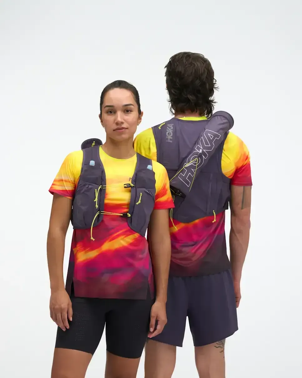 HOKA Trail Run Vest 10L Squid Ink - Men's Athletes Kit - front view